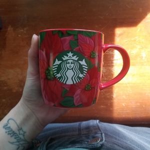 Starbucks 2020 Holiday Poinsettia Mug 12oz